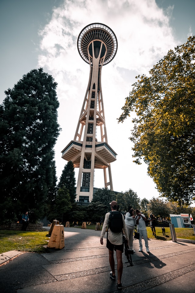 The Space Needle is a Seattle landmark and a top city attraction.